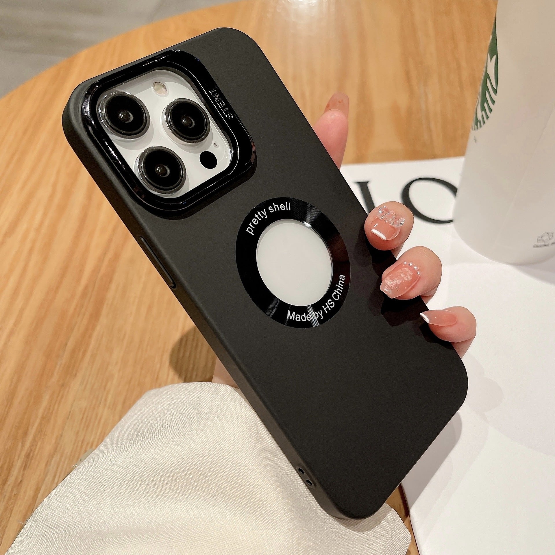 For iPhone 13 Pro Max 6.7 inch Camera Lens Frame Kickstand Cover Logo View Hard PC Matte Phone Case For iPhone 13 Pro Max 6.7 inch Camera Lens Frame Kickstand Cover Logo View Hard PC Matte Phone Case